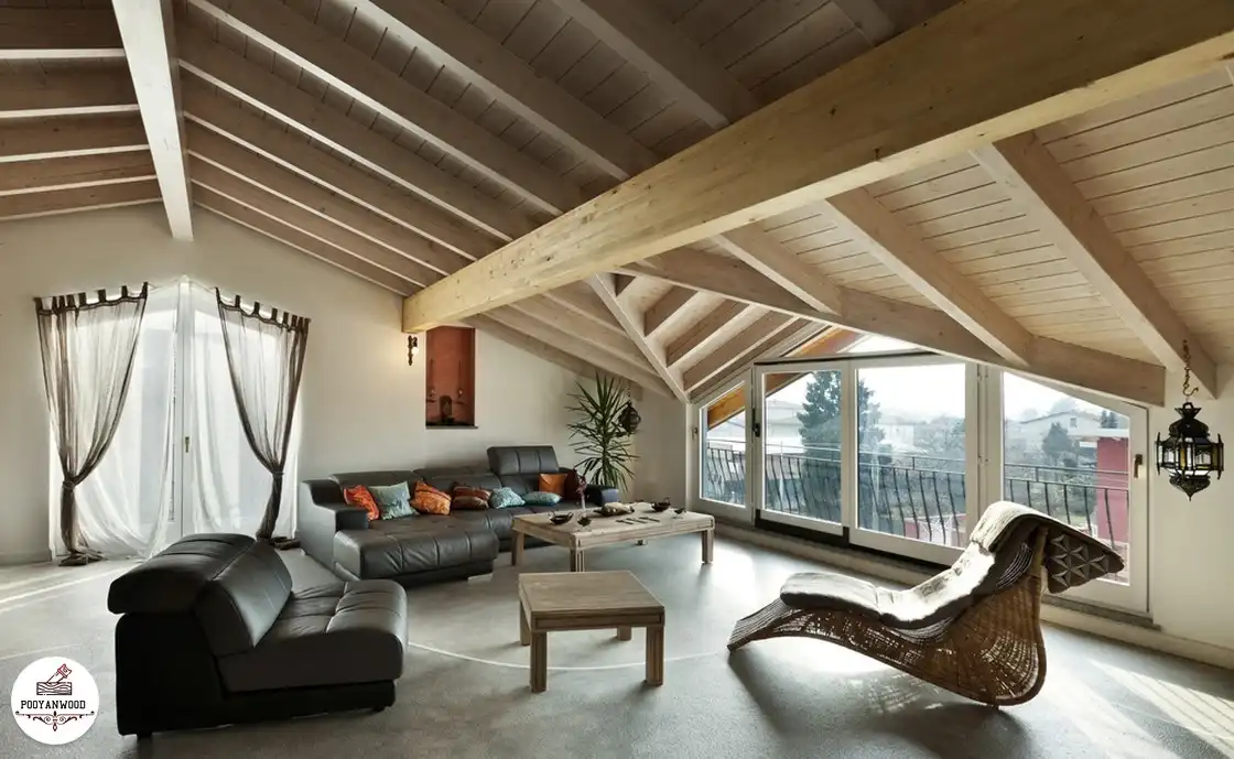 چوب برای سقف خانه